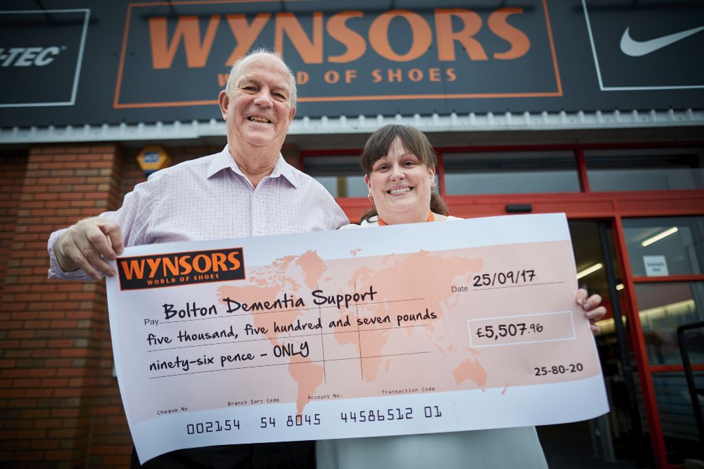 Wynsors Donate To Bolton Dementia