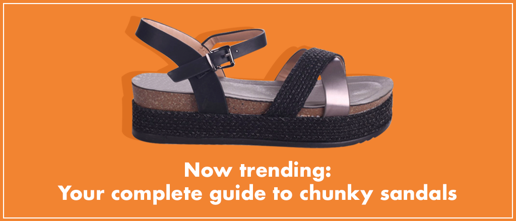 Chunky flat sandals with thick soles and bold straps are most definitely back in; keep reading to find out more.