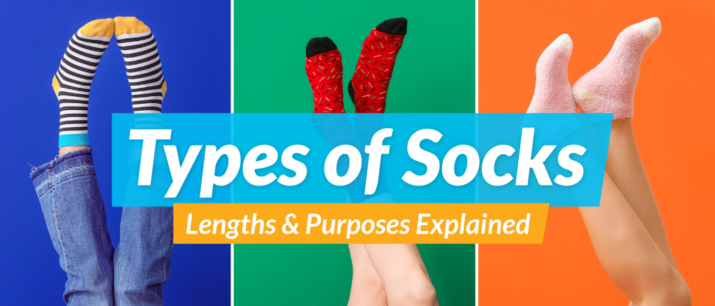 Types of socks: Different lengths & purposes explained.
