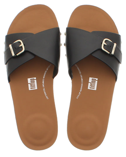 Iqushion Adjustable Leather Slides
