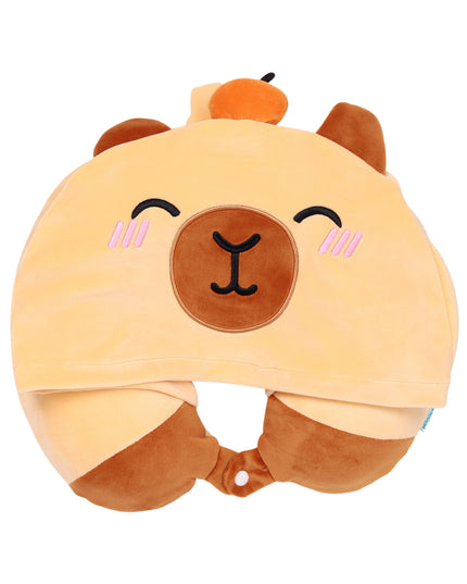 Capybara Travel Pillow