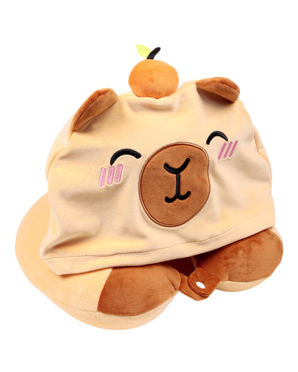 Capybara Travel Pillow