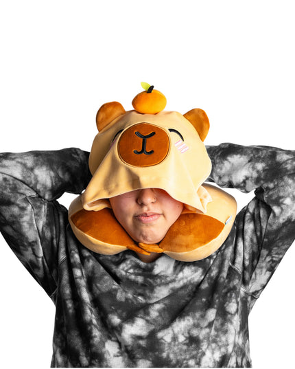Capybara Travel Pillow