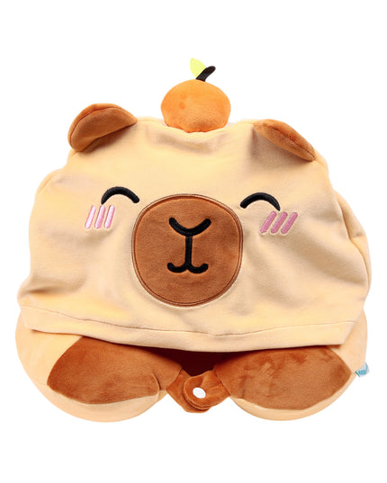 Capybara Travel Pillow
