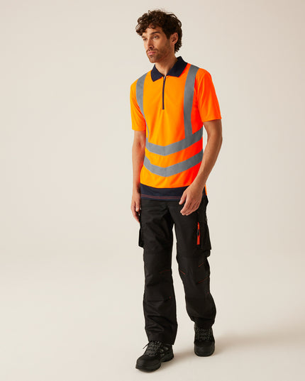 Hi-Vis Pro Short Sleeve Polo