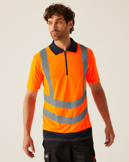 Hi-Vis Pro Short Sleeve Polo