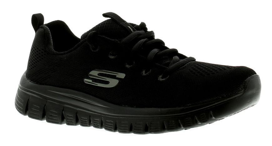 Skechers Graceful Get Connect Black Black Women S Trainers Wynsors