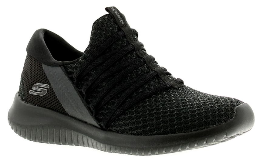 Skechers black ultra flex deals