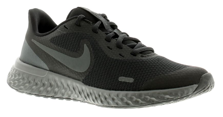 Nike Revolution 5 Black Black Anthraci Boys Trainers Wynsors