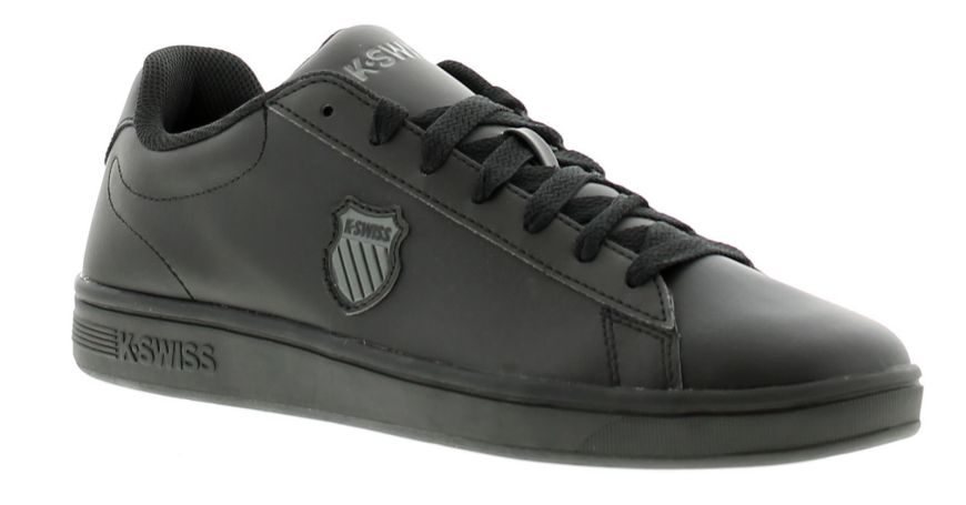 K Swiss Court Shield Black Black Men S Trainers Wynsors
