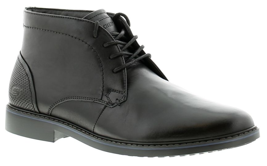Skechers Bregman Calsen Black Men S Boots Wynsors