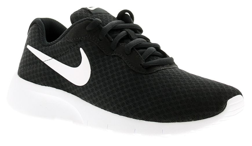 Nike Tanjun Gs Black White Boys Trainers Wynsors