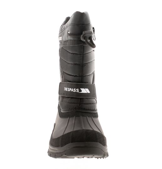 Trespass mens dodo snow boots black new arrivals