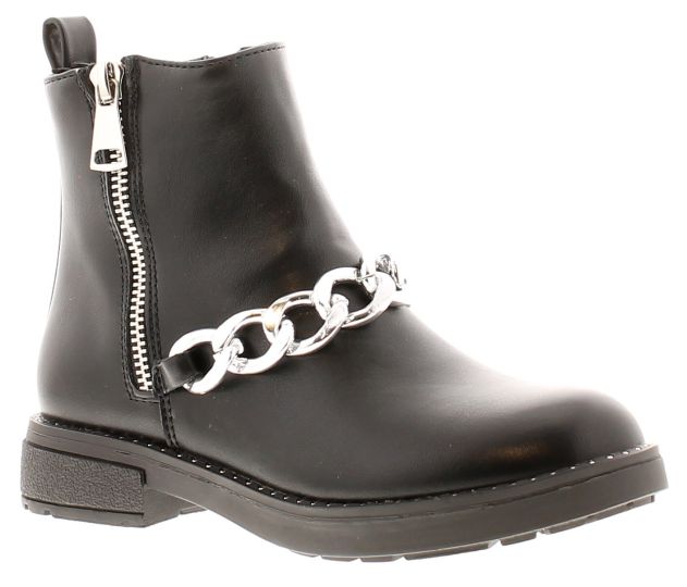 Miss Riot Chains Black Girls Boots Wynsors
