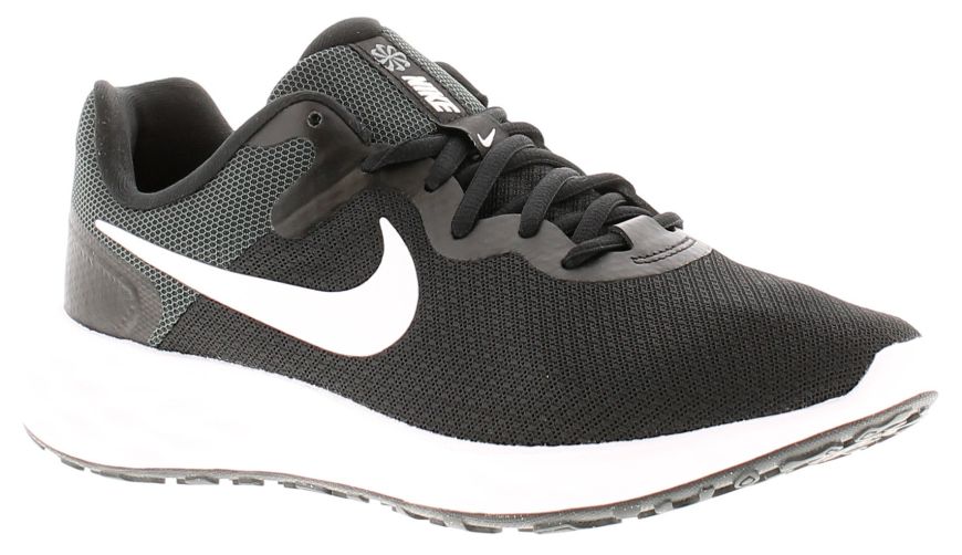 Nike Revolution 6 Black White Boys Trainers Wynsors