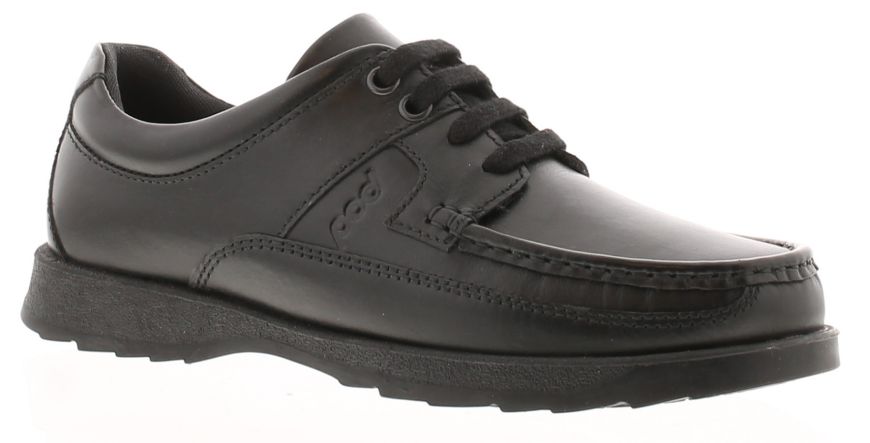 Pod Luke Junior Black Boys Shoes Wynsors