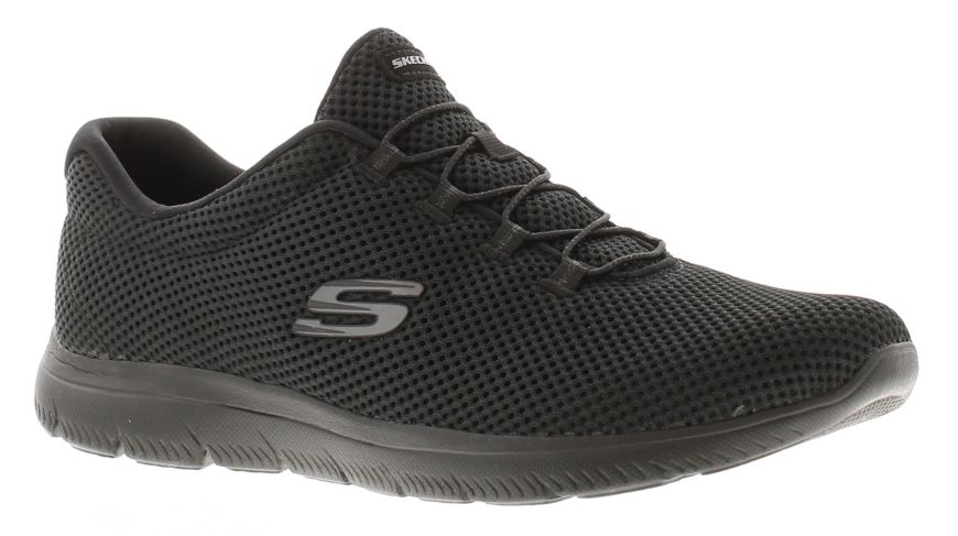 Skechers summits black best sale