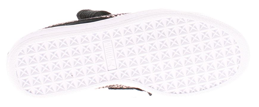 Puma Suede Heart Black Girls Trainers Wynsors