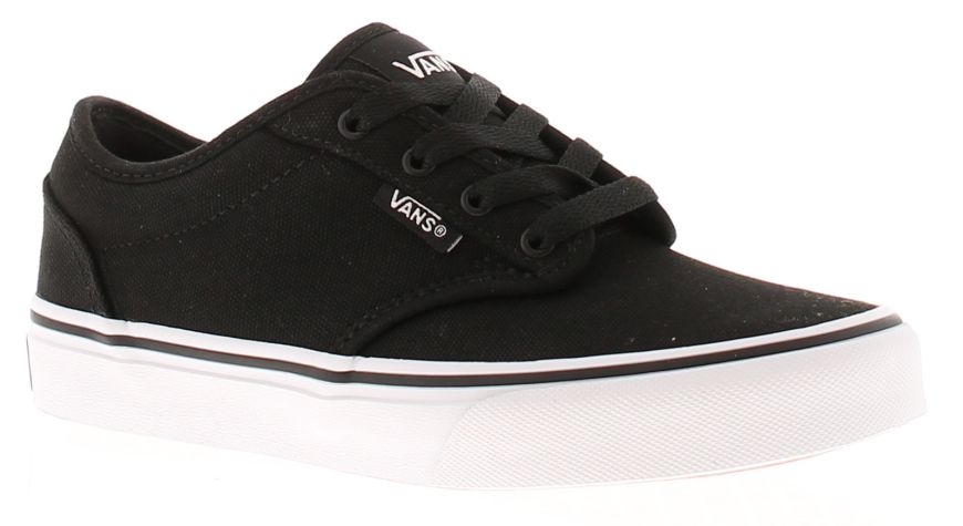 Vans Yt Atwood Black Boys Trainers Wynsors