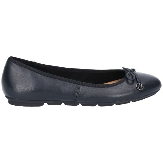 Hush Puppies Abby Bow Ballet Black Women S Shoes Wynsors