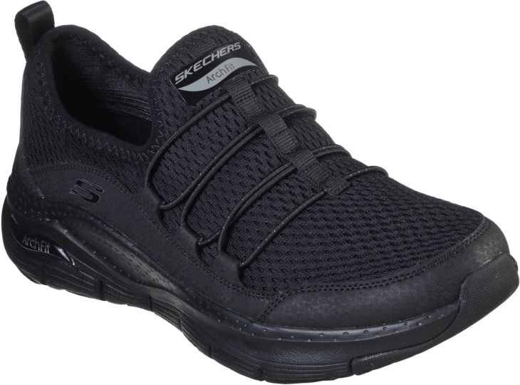 Skechers Arch Fit Lucky Black Women S Trainers Wynsors