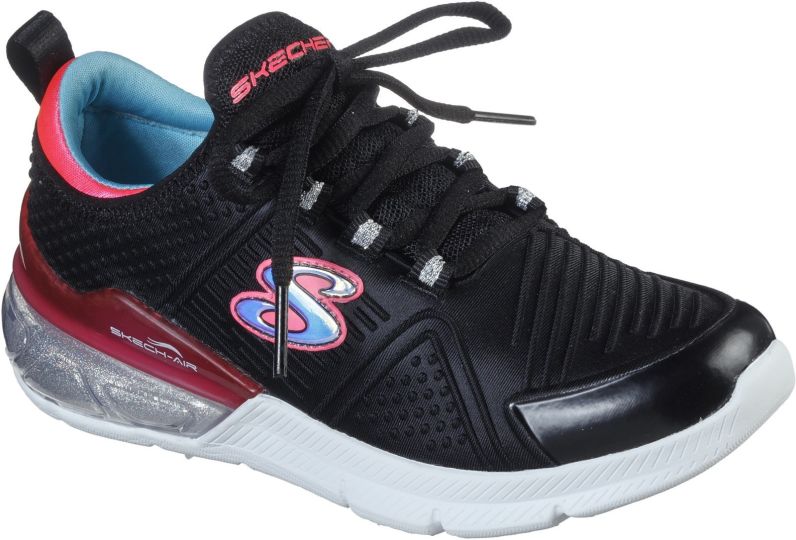 Skechers black sparkle trainers hotsell