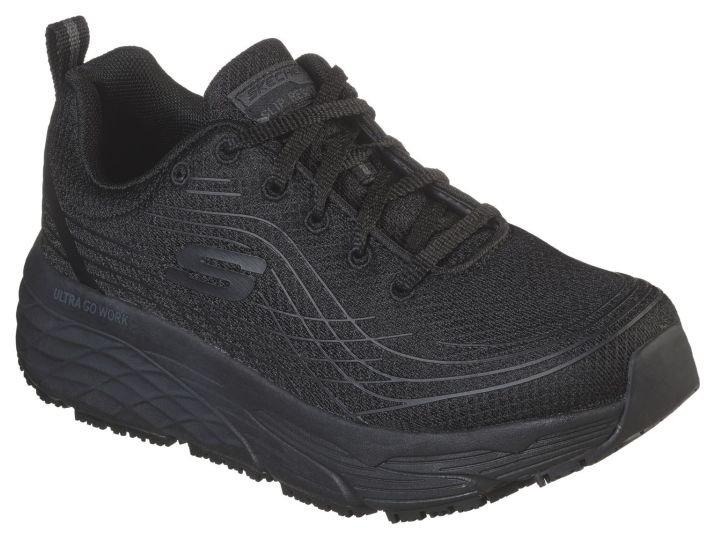 Skechers elite black hotsell