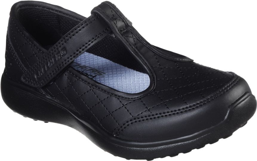 Skechers Microstrides Trendz Black Girls Shoes Wynsors