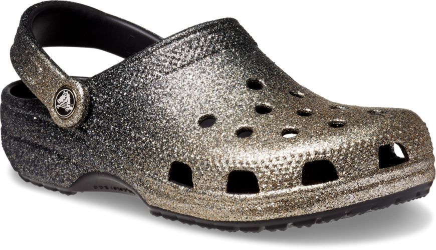 Crocs Classic Glitter Black Women S Sandals Wynsors