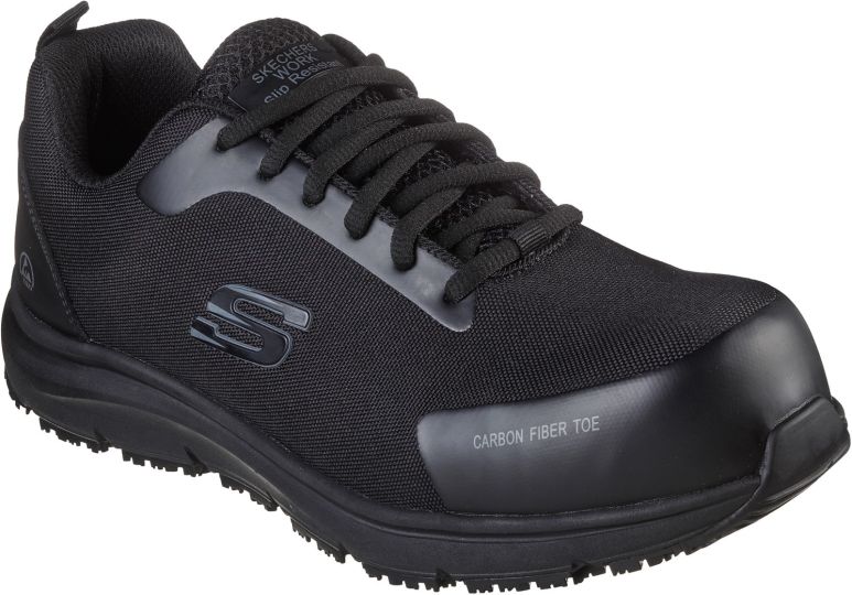 Skechers Ulmus Sr Safety Toe Black Men S Shoes Wynsors