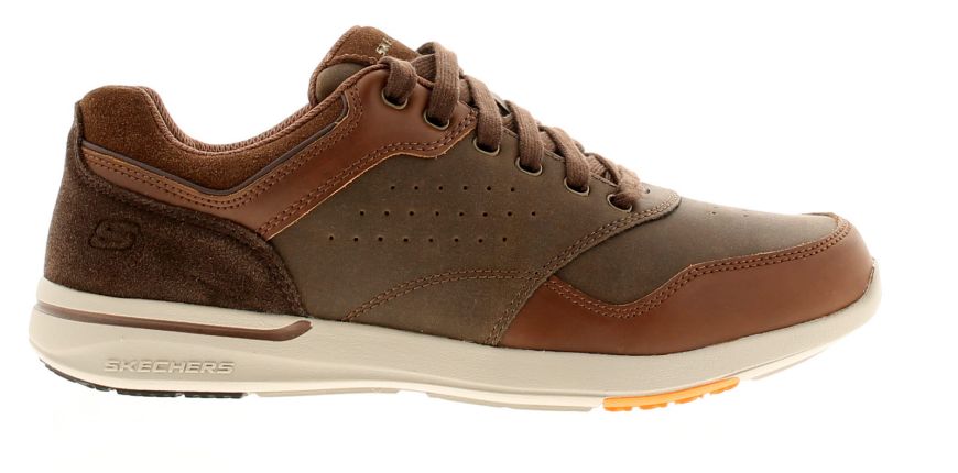 Skechers Elent Velago Brown Mens Shoes Wynsors