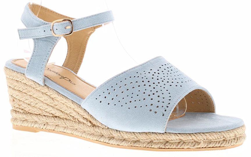 Comfort Plus Naomi Light Blue Women S Sandals Wynsors