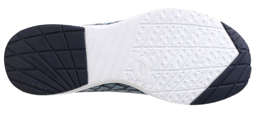 Skechers Skech Air Infinity Navy Turquise Womens Trainers Wynsors