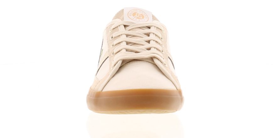 Women's sideline canvas and leather sneakers sales