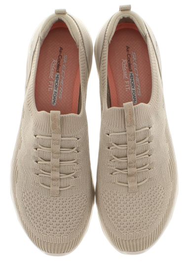 Skechers Dlux Comfort Bonus Taupe Women S Trainers Wynsors