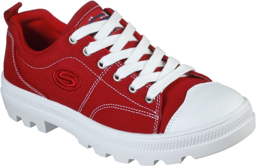 Skechers Roadies True Roots Red Womens Shoes Wynsors