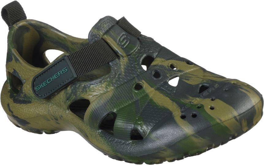 Skechers Cali Gear Koolers Camo Boys Sandals Sliders Wynsors