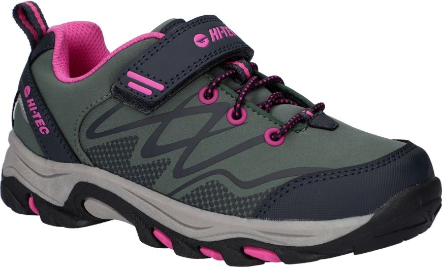 Hi Tec Blackout Low Green Girls Trainers Wynsors