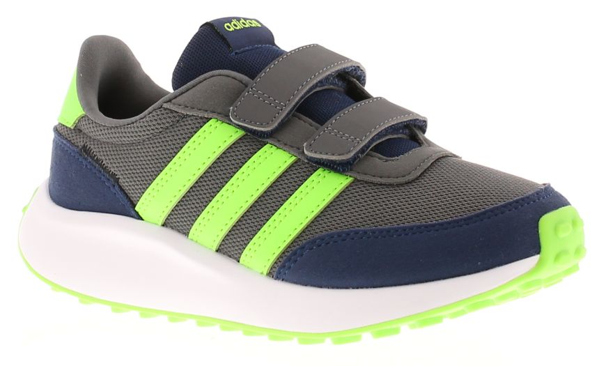 Adidas Performance Run 70S Cf K Grey Blue Green Boys Trainers Wynsors