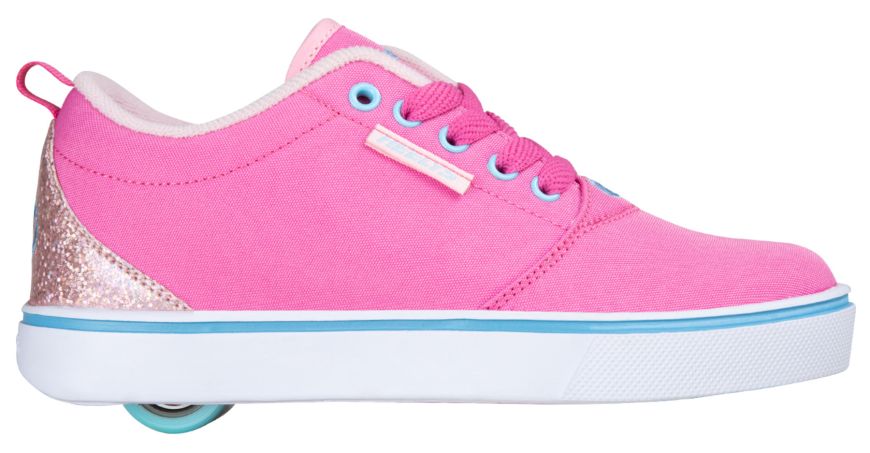 Girls pink heelys sales