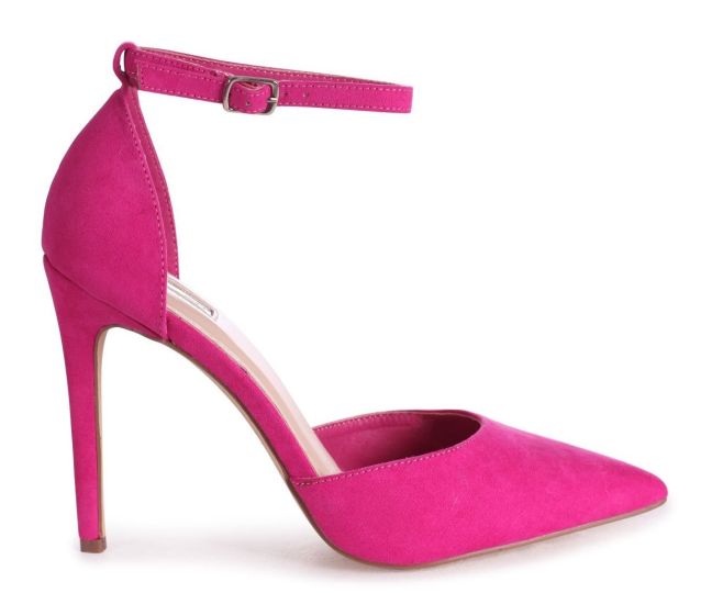 Hot pink suede shoes on sale
