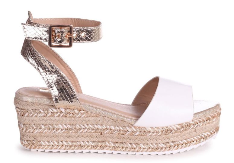 Linzi Mojito Gold White Gold Women S Sandals Wynsors