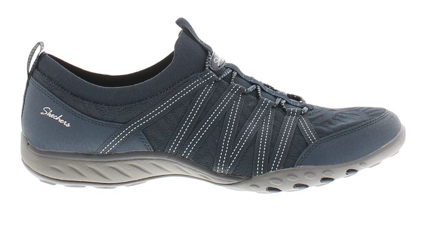 Skechers black breathe easy shop