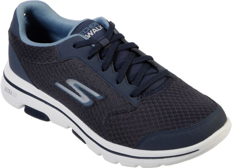 Skechers Gowalk 5 Qualify Navy Mens Trainers Wynsors