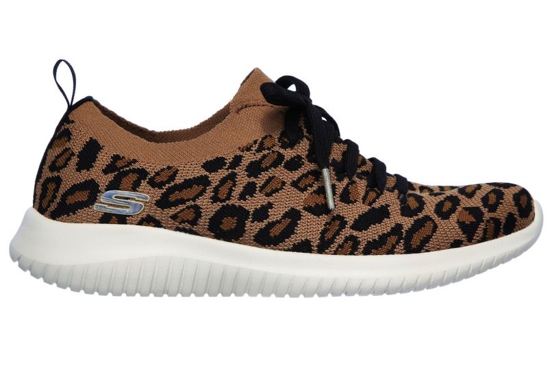 Skechers Ultra Flex Safari Leopard Women S Trainers Wynsors