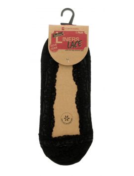 Ladies Lace Liners Black