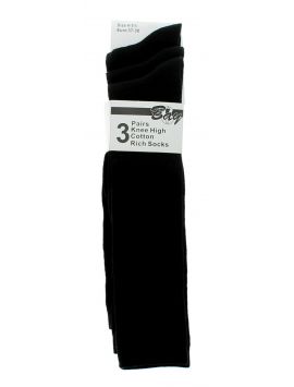3Pk Knee High Socks