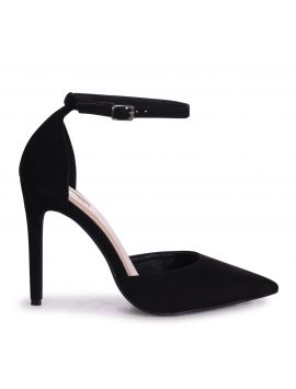 Whitney Black Suede