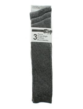3Pk Knee High Socks