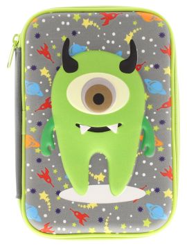 Space Pencil Case Grey